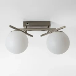 Wszystkie Lampy Sufitowe|Zumaline Lampa sufitowa LED 2 klosze kule NEBULA