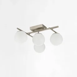 Zumaline Lampa sufitowa LED 4 klosze kule NEBULA z pilotem