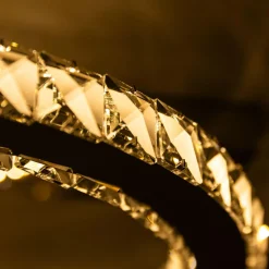 Wszystkie Lampy Sufitowe|Zumaline Lampa sufitowa LED 2 pierścienie chrom GIRONA