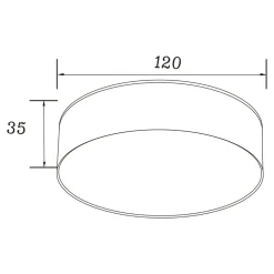 Wszystkie Lampy Sufitowe|Zumaline Lampa sufitowa LED barwa ciepła 3000K złota SOLARI 12 cm