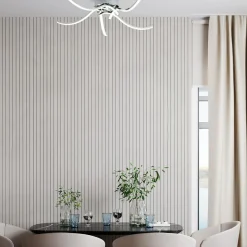 Wszystkie Lampy Sufitowe|Zumaline Lampa sufitowa LED chrom FOCUS 5