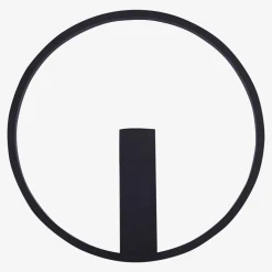 Zumaline Lampa sufitowa LED czarna CORIT 42,5 cm