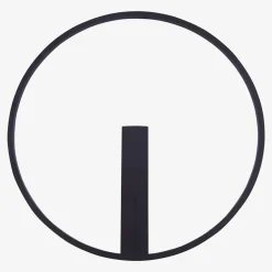 Wszystkie Lampy Sufitowe|Zumaline Lampa sufitowa LED czarna CORIT 58,5 cm