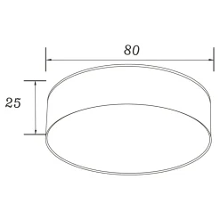Wszystkie Lampy Sufitowe|Zumaline Lampa sufitowa LED SOLARI barwa ciepła 3000K złota 8 cm