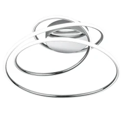 Lampa sufitowa LED srebrna BOLOGNA