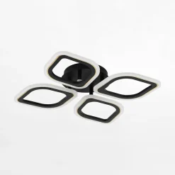 Zumaline Lampa sufitowa LED 30W czarno-złota ILLUMIA