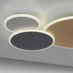 Wszystkie Lampy Sufitowe|Paul Neuhaus Lampa sufitowa LED Wi-Fi Q-PIATO z pilotem