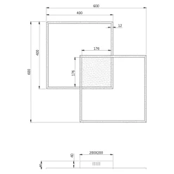 Paul Neuhaus Lampa sufitowa LED z pilotem srebrna ASMIN