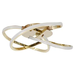 TK Tomasz Krywult Lampa sufitowa LED złota MARIWA