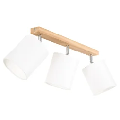 Listwy Oświetleniowe|Wszystkie Lampy Sufitowe|Spot - Light Lampa sufitowa listwa 3-punktowa abażur biały DRINO