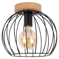 Wszystkie Lampy Sufitowe|Spot - Light Lampa sufitowa loftowa czarna NERO I 27 cm