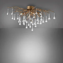 Wszystkie Lampy Sufitowe|Paul Neuhaus Lampa sufitowa miedziana ICICLE 30x60 cm