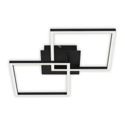 Lampa sufitowa obrotowa czarna FRAME LED 62 cm