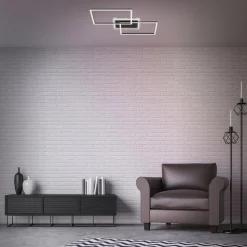 Lampa sufitowa obrotowa z pilotem CCT LED FRAME 50 cm