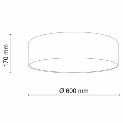 Wszystkie Lampy Sufitowe|TK Tomasz Krywult Lampa sufitowa okrągła szarozielona EARTH 60 cm