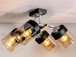 Wszystkie Lampy Sufitowe|Zumaline Lampa sufitowa PORTO CL19020-4-BL