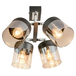 Wszystkie Lampy Sufitowe|Zumaline Lampa sufitowa PORTO CL19020-4-BL