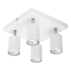 LED-POL Lampa sufitowa 4-punktowa biała ORO GAVIA