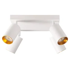Lampa sufitowa 4-punktowa biało-złota MARIBEL IV
