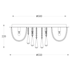 Wszystkie Lampy Sufitowe|Zumaline Lampa sufitowa SENSI 19157L