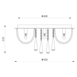Wszystkie Lampy Sufitowe|Zumaline Lampa sufitowa SENSI 19157M