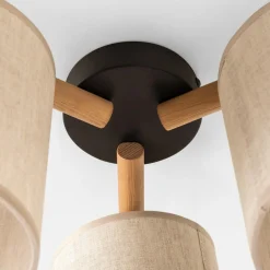 Wszystkie Lampy Sufitowe|TK Tomasz Krywult Lampa sufitowa szara DEVA NATURE III