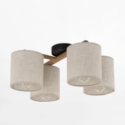 Wszystkie Lampy Sufitowe|TK Tomasz Krywult Lampa sufitowa szara DEVA NATURE IV