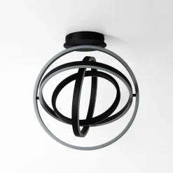 Wszystkie Lampy Sufitowe|Zumaline Lampa sufitowa TESS LED czarna