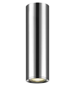 Wszystkie Lampy Sufitowe|Zumaline Lampa sufitowa tuba chrom LOYA 20 cm
