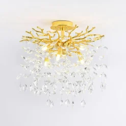 Zumaline Lampa sufitowa złota CINDY 50 cm