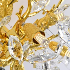 Zumaline Lampa sufitowa złota CINDY 50 cm