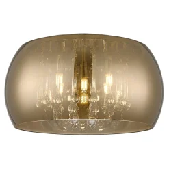 Zumaline Lampa sufitowa złota CRYSTAL 40 cm