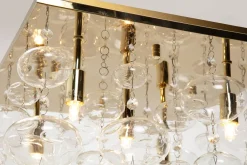 Wszystkie Lampy Sufitowe|Zumaline Lampa sufitowa złota ELLI