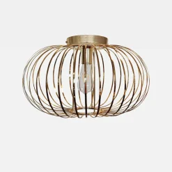 domiluce Lampa sufitowa złota GLOBE