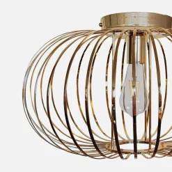 domiluce Lampa sufitowa złota GLOBE