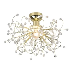 Lampa sufitowa złota GLORIA