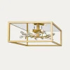 Wszystkie Lampy Sufitowe|Zumaline Lampa sufitowa złota SPRING