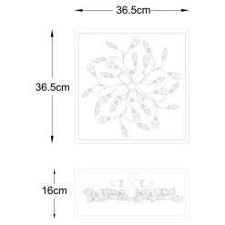 Wszystkie Lampy Sufitowe|Zumaline Lampa sufitowa złota SPRING