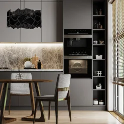 Luminex Lampa wiszaca czarna CAMO III