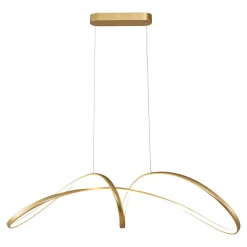 Zumaline Lampa wiszaca LED złota FERMI