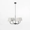 TK Tomasz Krywult Lampa wisząca 4 abażury CHICAGO LINEN