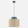 Lampy Wiszące|TK Tomasz Krywult Lampa wisząca abażur DUO JUTA GREEN