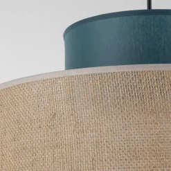 Lampy Wiszące|TK Tomasz Krywult Lampa wisząca abażur DUO JUTA GREEN