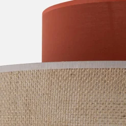 Lampy Wiszące|TK Tomasz Krywult Lampa wisząca abażur DUO JUTA BROWN