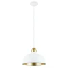 Zumaline Lampa wisząca biało-złota MENSA