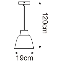 Zumaline Lampa wisząca biały mat ORLO