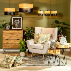 Lampy Wiszące|TK Tomasz Krywult Lampa wisząca boho 3 abażury NICOL