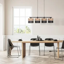 TK Tomasz Krywult Lampa wisząca boho z abażurem NICOL IV