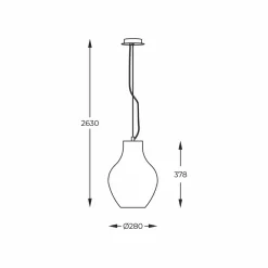 Zumaline Lampa wisząca BRESSO P19066A-D28