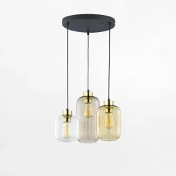 TK Tomasz Krywult Lampa wisząca brązowa MARCO BROWN 3